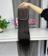 Burmese Raw HD Closure 4x4 5x5 #1B